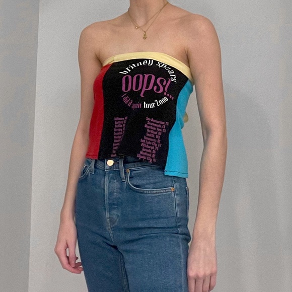 Rare Y2K Britney Spears Wrap Tunic - Picture 1 of 4